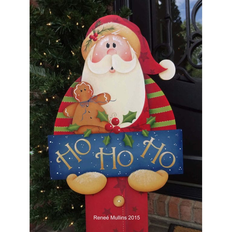 #632 Santa Porch Greeter (pattern) - Plum Purdy