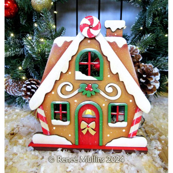 #885 Gingerbread House  (PATTERN) - Image 2