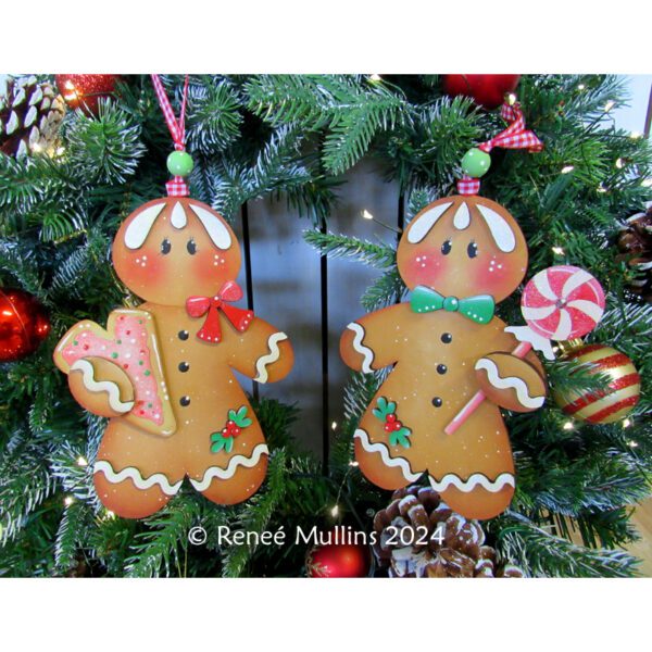 #886 Sweet Treat Ginger Ornaments  (PATTERN)