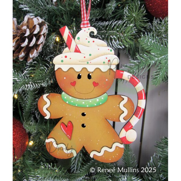 #888 Ginger Mug Ornament - Shelf Sitter  E-PATTERN (DOWNLOAD)