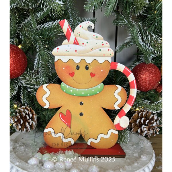 #888 Ginger Mug Ornament - Shelf Sitter  E-PATTERN (DOWNLOAD) - Image 2