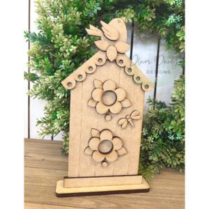 #895 Tall Birdhouse (WOOD)