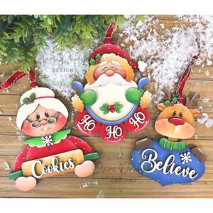 #900 North Pole Christmas Ornaments (PATTERN)