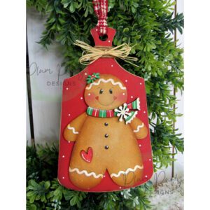 #902 Gingerbread Large Breadboard & Ornament  (PATTERN)