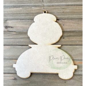 #900  Mrs Claus FLAT Ornament (WOOD)