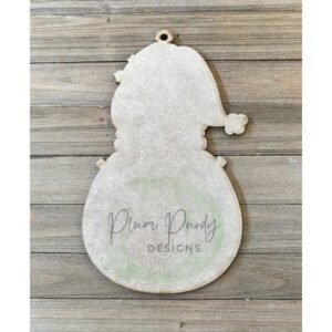 #901 Frosty W/Wreath FLAT  (WOOD)