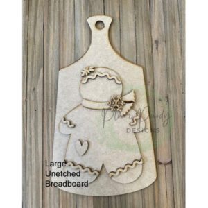 #902 LARGE Gingerbread Breadboard UN-ETCHED  (WOOD)