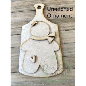 #902 Gingerbread Ornament UN-ETCEHED  (WOOD)