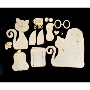 #907  Boo Nerdy Ghost  (WOOD)