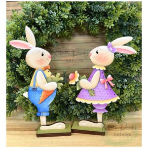 #909 Springtime Bunny Duo (PATTERN)